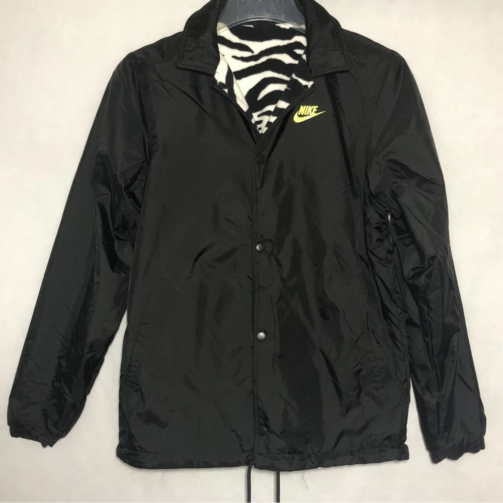 Nike Reversible Zebra Print Fleece Jacket - Picture 9 of 11
